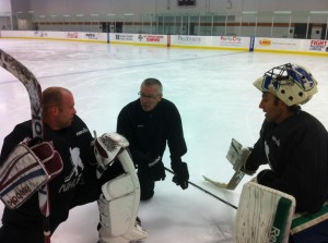 Francois with Luongo and Giguère