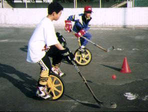 monocycle hockey